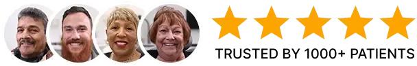 Rated five stars by 300+ Paramount Dental patients